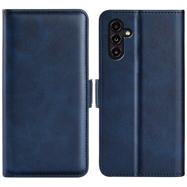 Case Cover For Samsung Galaxy A14 5G Dual-side Magnetic Buckle Leather Phone Case(Dark Blue)