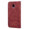 Case Cover For Samsung Galaxy J5 / J530 (EU) Frosted Business Magnetic Horizontal Flip PU Leather Case with Holder &amp; Card Slot &amp; Lanyard(Brown)