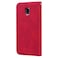 Case Cover For Samsung Galaxy J5 / J530 (EU) Frosted Business Magnetic Horizontal Flip PU Leather Case with Holder &amp; Card Slot &amp; Lanyard(Red)