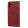 Case Cover For Samsung Galaxy A7 (2018) Frosted Business Magnetic Horizontal Flip PU Leather Case with Holder &amp; Card Slot &amp; Lanyard(Brown)