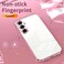 Case Cover For Samsung Galaxy A56 Transparent Plating Fine Hole Phone Case(Black)