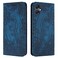 Case Cover For Samsung Galaxy A06 4G Retro Elephant Embossed Leather Phone Case(Blue)