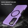Case Cover For Samsung Galaxy S20 FE MagSafe Shockproof Armor Phone Case(Purple)