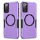 Case Cover For Samsung Galaxy S20 FE MagSafe Shockproof Armor Phone Case(Purple)