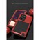 Case Cover For Samsung Galaxy Note 20 Ultra LOVE MEI Metal Shockproof Waterproof Dustproof Protective Case without Glass(Red)