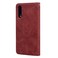 Case Cover For Samsung Galaxy A50 Frosted Business Magnetic Horizontal Flip PU Leather Case with Holder &amp; Card Slot &amp; Lanyard(Brown)