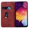 Case Cover For Samsung Galaxy A50 Frosted Business Magnetic Horizontal Flip PU Leather Case with Holder &amp; Card Slot &amp; Lanyard(Brown)