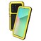 Case Cover For Galaxy S20 Ultra LOVE MEI Metal Shockproof Waterproof Dustproof Protective Case(Yellow)