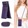 Case Cover For Samsung Galaxy S10 Plus Cross-body Zipper Square TPU+PU Back Cover Case with Holder &amp; Card Slots &amp; Wallet &amp; Strap(Purple)