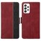 Case Cover For Samsung Galaxy A33 5G Stitching Side-Magnetic RFID Leather Phone Case(Red)