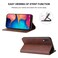 Case Cover For Samsung Galaxy A20e Magnetic Closure Leather Phone Case(Brown)