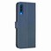 Case Cover For Samsung Galaxy A50 Four-leaf Embossed Leather Phone Case(Blue)