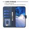 Case Cover For Samsung Galaxy A70 Four-leaf Embossed Leather Phone Case(Blue)