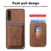 Case Cover For Samsung Galaxy A50s Retro Leather Card Bag Magnetic Phone Case(Brown)