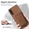 Case Cover For Samsung Galaxy A50s Retro Leather Card Bag Magnetic Phone Case(Brown)
