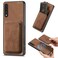 Case Cover For Samsung Galaxy A50s Retro Leather Card Bag Magnetic Phone Case(Brown)