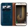 Case Cover For Samsung Galaxy J5 (2017) / J530 (EU Version) Business Style Oil Wax Texture Horizontal Flip Leather Case with Holder &amp; Card Slots &amp; Wallet(Blue)