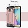 Case Cover For Galaxy S6 Edge / G925 Tough Armor TPU + PC Combination Case (Rose Gold)