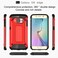 Case Cover For Galaxy S6 Edge / G925 Tough Armor TPU + PC Combination Case (Red)