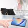 Case Cover For Samsung Galaxy A34 Litchi Leather Oil Edge Ring Zipper Wallet Back Phone Case(Black)