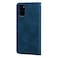 Case Cover For Samsung Galaxy S20 Plus Frosted Business Magnetic Horizontal Flip PU Leather Case with Holder &amp; Card Slot &amp; Lanyard(Blue)