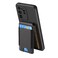 Case Cover For Samsung Galaxy S20 Ultra Carbon Fiber Vertical Flip Wallet Stand Phone Case(Black)