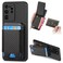 Case Cover For Samsung Galaxy S20 Ultra Carbon Fiber Vertical Flip Wallet Stand Phone Case(Black)