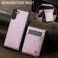 Case Cover For Samsung Galaxy Note10 JEEHOOD J06 British Style RFID MagSafe Card Bag PU Phone Case(Pink)
