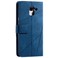 Case Cover For Samsung Galaxy J6 Skin Feel Splicing Horizontal Flip Leather Case with Holder &amp; Card Slots &amp; Wallet &amp; Photo Frame(Blue)