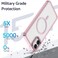 Case Cover For Samsung Galaxy A06 4G MagSafe Magnetic Clear Phone Case(Black)