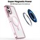 Case Cover For Samsung Galaxy A06 4G MagSafe Magnetic Clear Phone Case(Black)