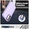 Case Cover For Samsung Galaxy M55 5G Candy PC Hybrid TPU Shockproof Phone Case(Purple)