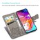 Case Cover Butterfly Love Flowers Embossing Horizontal Flip Leather Case for Galaxy A70, with Holder &amp; Card Slots &amp; Wallet &amp; Lanyard (Dark Purple)