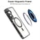 Case Cover For Samsung Galaxy A35 5G MagSafe Magnetic Clear Phone Case(White)