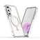 Case Cover For Samsung Galaxy A35 5G MagSafe Magnetic Clear Phone Case(White)