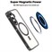 Case Cover For Samsung Galaxy A35 5G MagSafe Magnetic Clear Phone Case(Black)