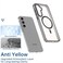 Case Cover For Samsung Galaxy A35 5G MagSafe Magnetic Clear Phone Case(Black)