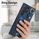 Case Cover For Samsung Galaxy A50/A50s/A30s Retro Skin-feel Ring Card Bag Phone Case with Hang Loop(Blue)