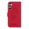 Case Cover For Samsung Galaxy M54 Butterfly Rose Embossed Leather Phone Case(Red)