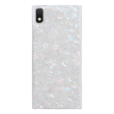 Case Cover For Samsung Galaxy A10 Shell Pattern TPU Protective Phone Case(White)