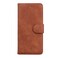 Csae Cover For Samsung Galaxy M34 5G/F34 5G Skin Feel Pure Color Flip Leather Phone Case(Brown)