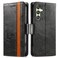 Case Cover For Samsung Galaxy A05 CaseNeo Splicing Dual Magnetic Buckle Leather Phone Case(Black)