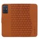 Case Cover For Samsung Galaxy A51 4G Diamond Buckle Leather Phone Case with Lanyard(Brown)