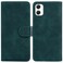 Case Cover For Samsung Galaxy A06 4G Skin Feel Pure Color Flip Leather Phone Case(Green)