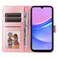 Case Cover For Samsung Galaxy A16 5G Embossed Sunflower Leather Phone Case(Rose Gold)