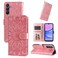 Case Cover For Samsung Galaxy A16 5G Embossed Sunflower Leather Phone Case(Rose Gold)
