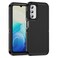 Case Cover For Samsung Galaxy A53 5G Guard Frosted Double Layer Phone Case(Black)