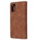 Case Cover For Samsung Galaxy A31 Multifunctional Frosted Zipper Wallet Leather Phone Case(Brown)