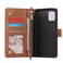 Case Cover For Samsung Galaxy A31 Multifunctional Frosted Zipper Wallet Leather Phone Case(Brown)
