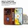 Case Cover For Samsung Galaxy M30s / M21 Lily Embossed Leather Phone Case(Brown)